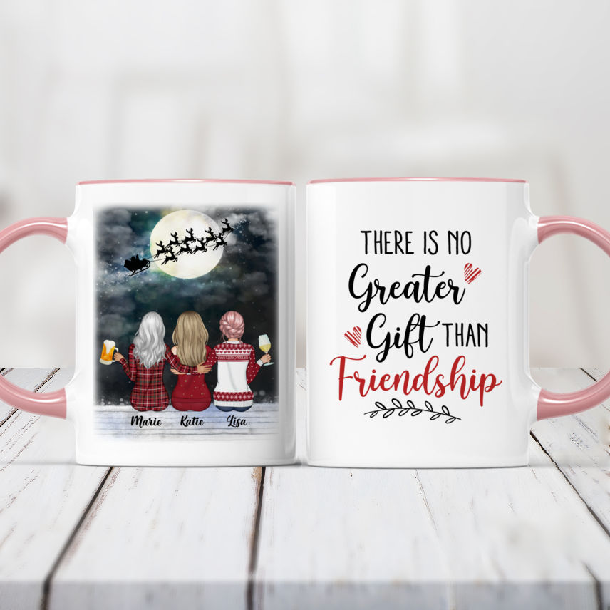 Best friends - There is no greater gift than friendship - Personalized Mug