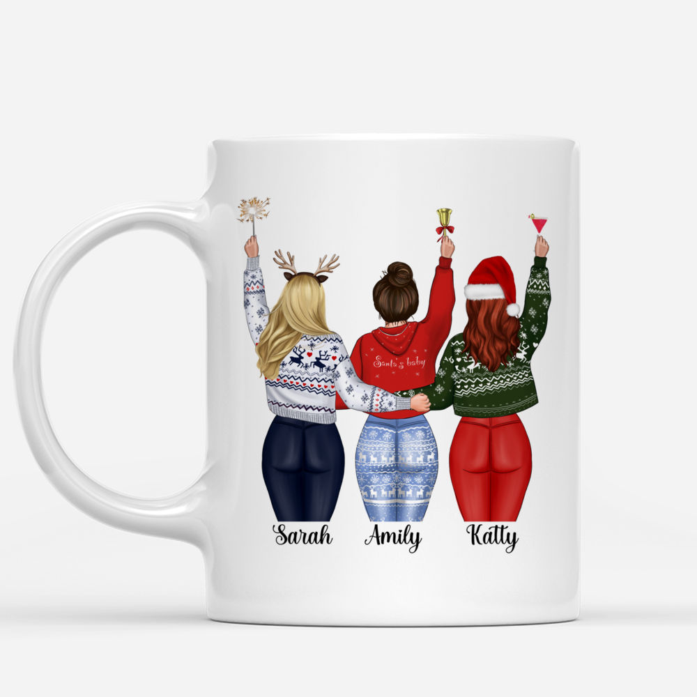 Up to 3 Women - The love between sisters always & forever - Personalized Mug_1