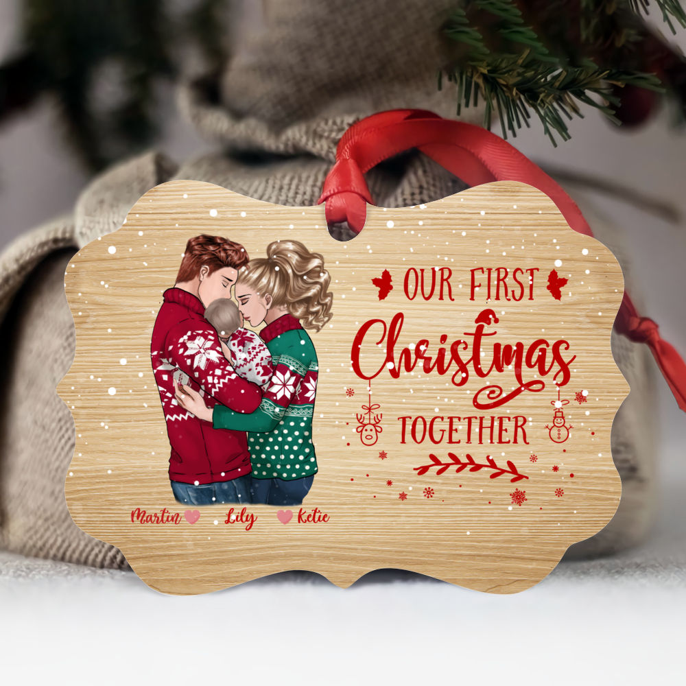 Personalized Christmas Ornament - Our First Christmas Together