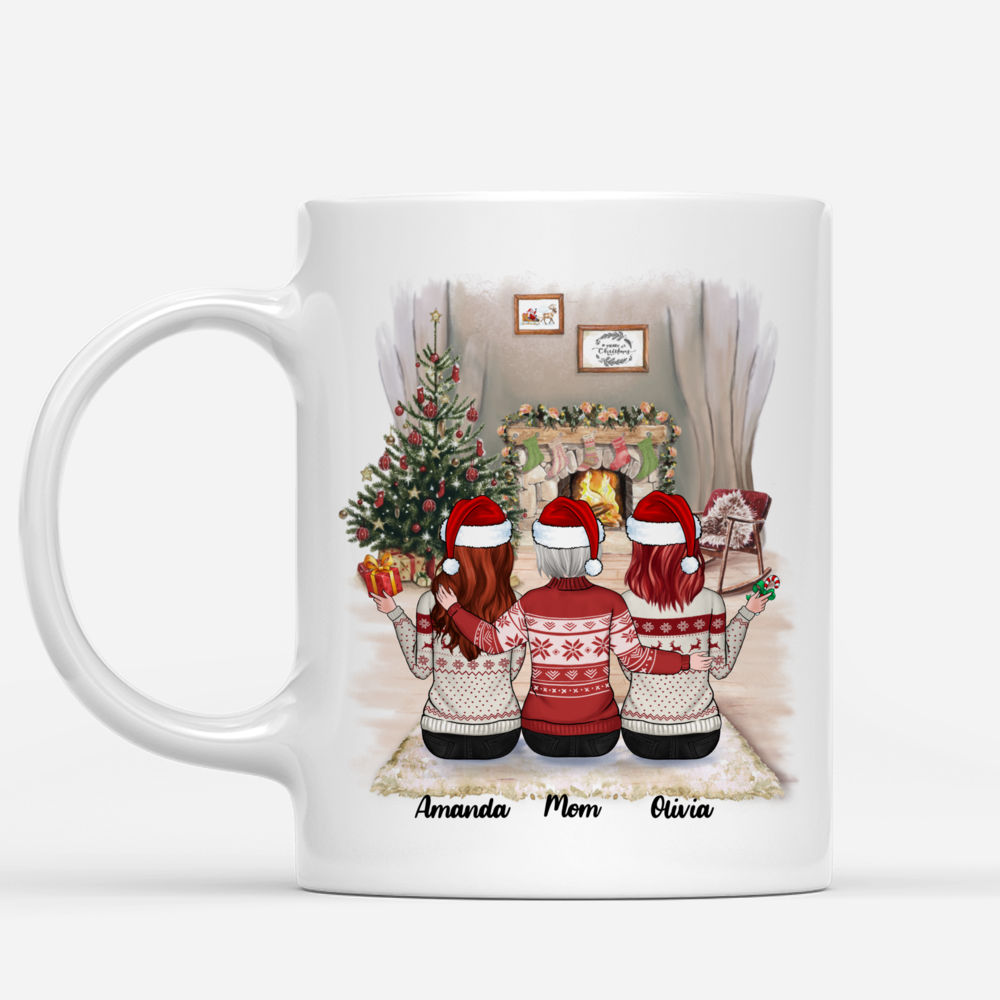 Personalized Mug - Mother & Daughter Xmas - First My Mother Forever My Friend_1