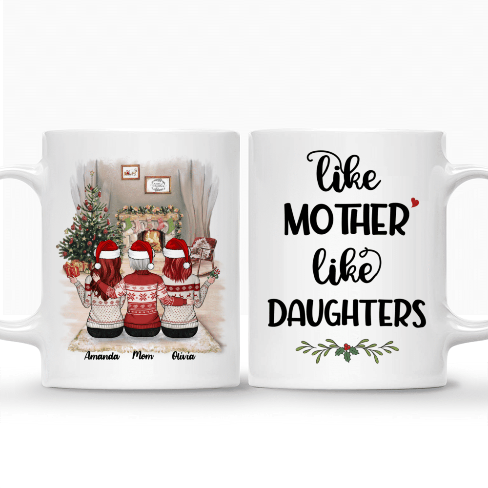 Personalized Mug - Mother & Daughter Xmas - Like Mother Like Daughters_3