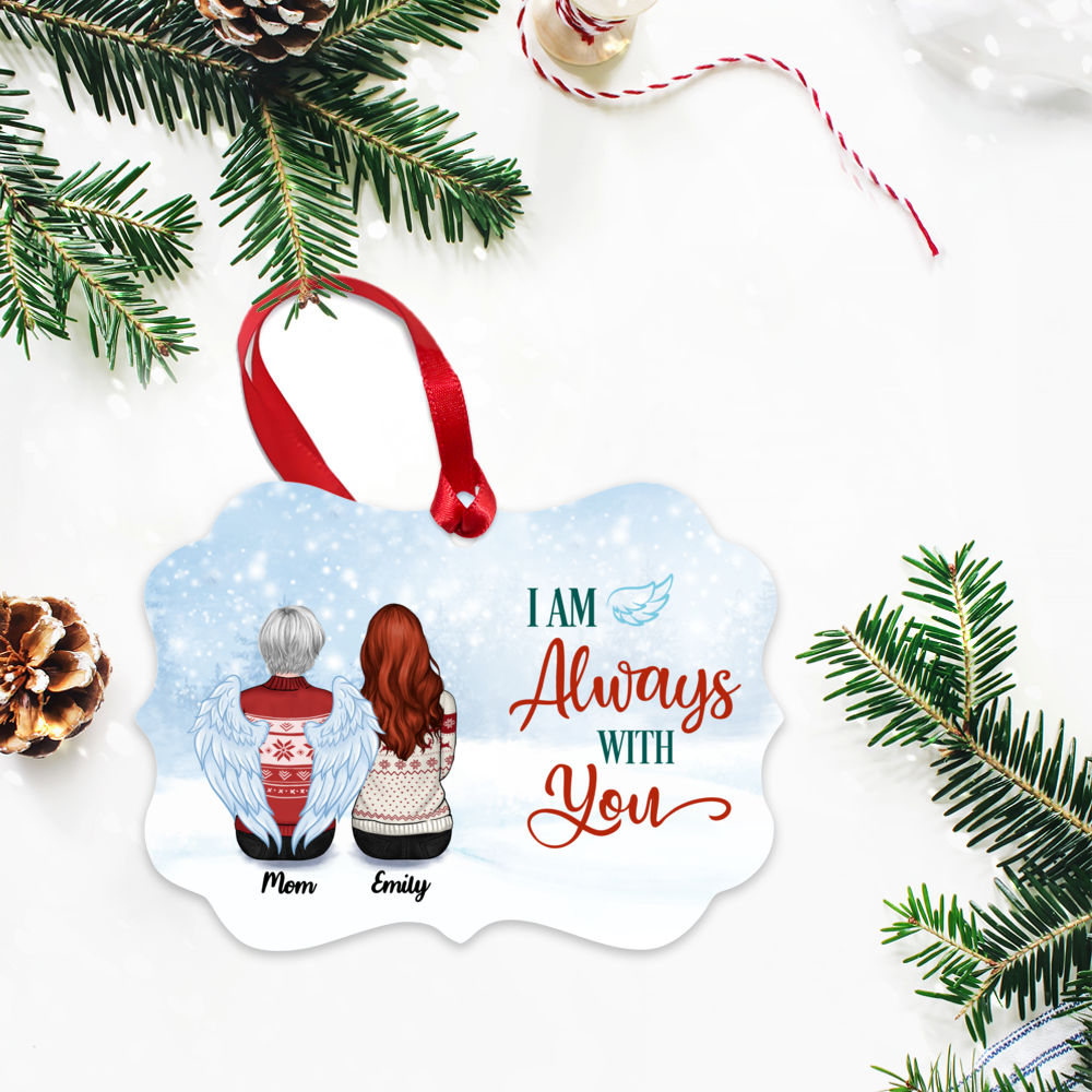 Personalized Ornament - Family Memorial Ornament - I Am Always With You (Up to 4 People)_2