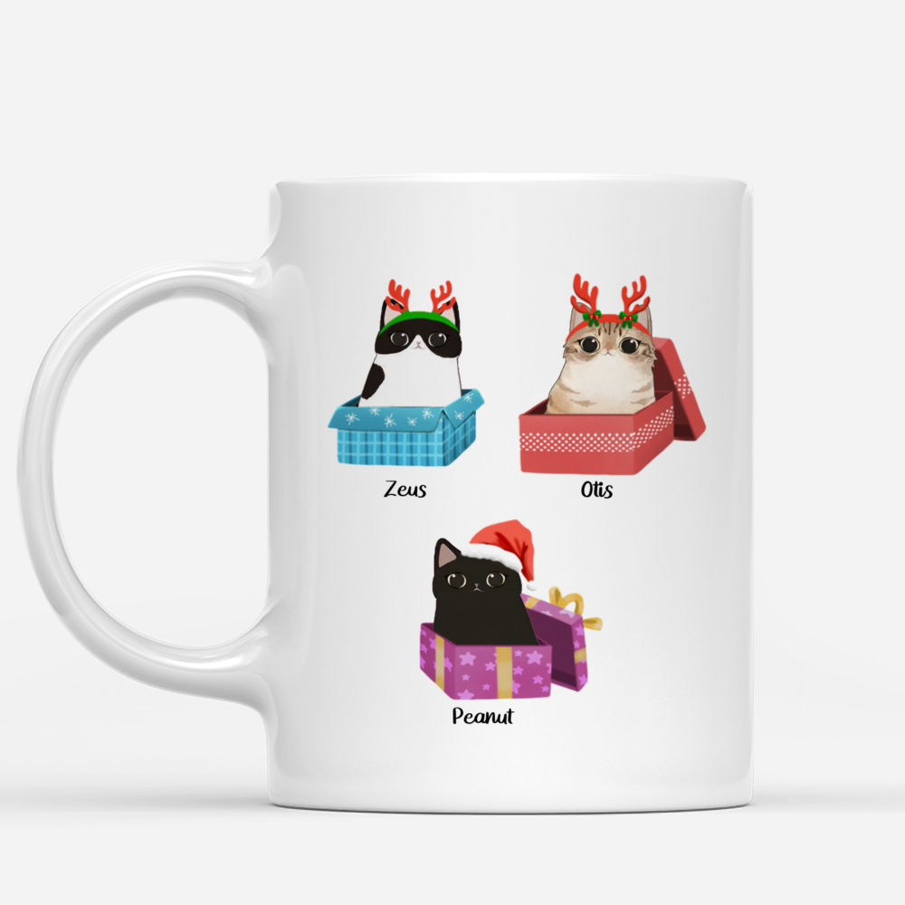 Personalized Mug - Cats Christmas - May This Year Be Meowy_1