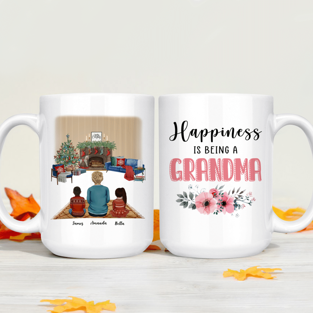 Personalized Grandma Gift with Custom Bluebird Mug - Unique