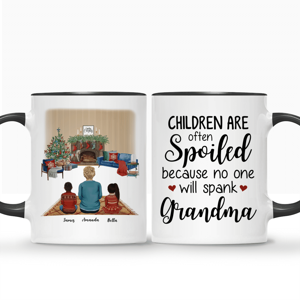 Patriotic Doodle 4th Of July Mamaw And Grandkid CTH01 Mug