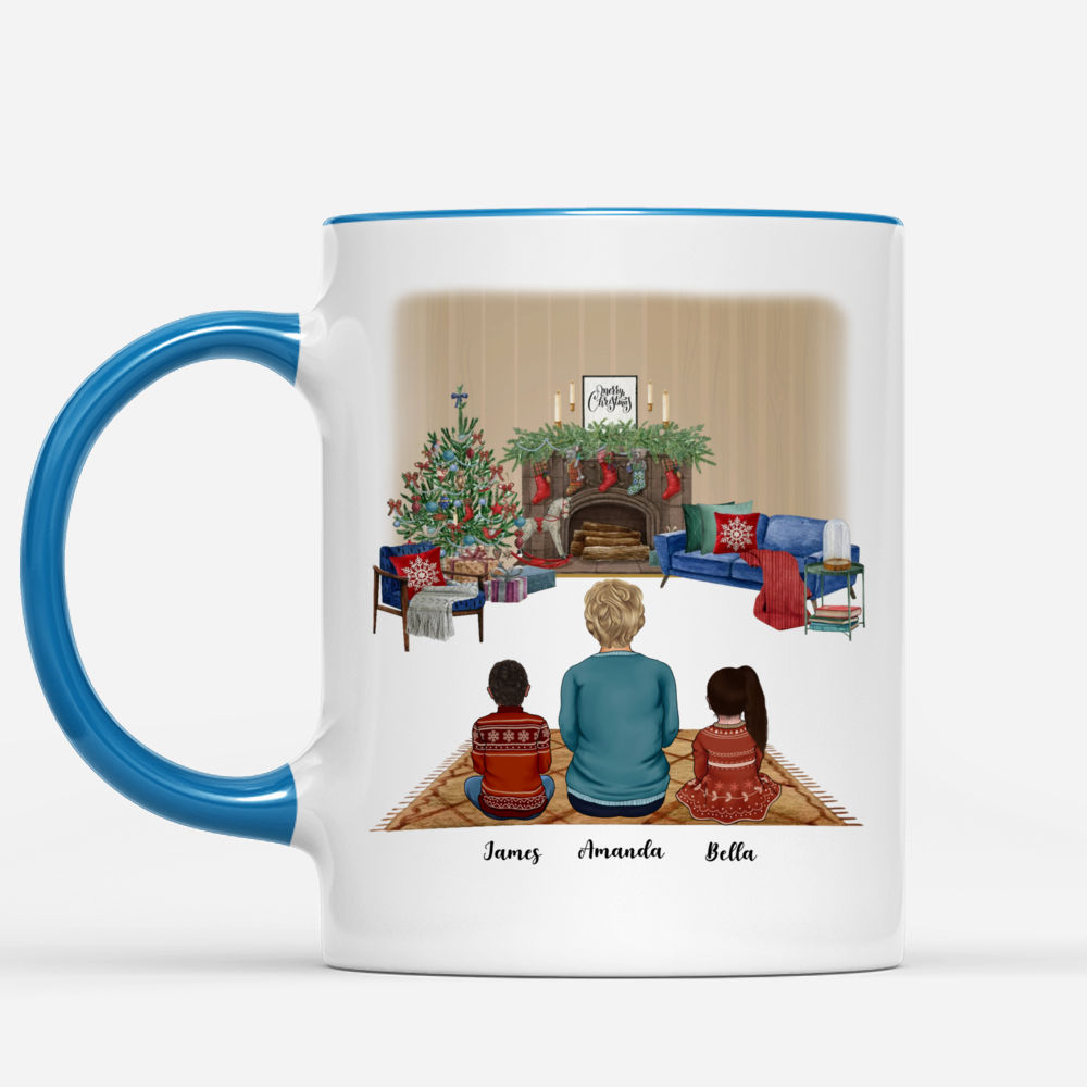 Patriotic Doodle 4th Of July Mamaw And Grandkid CTH01 Mug