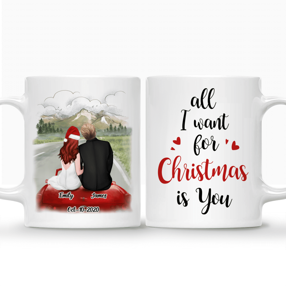 Personalized Mug - First Christmas - All I Want For Christmas Is You - Valentine's Day Gifts, Couple Gifts, Gifts For Her, Him_3