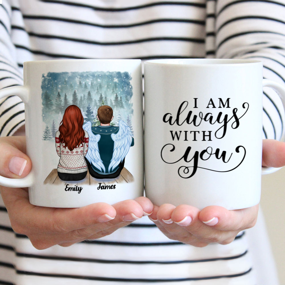 Personalized Mug - Memorial Mug - Snow - I am always with you