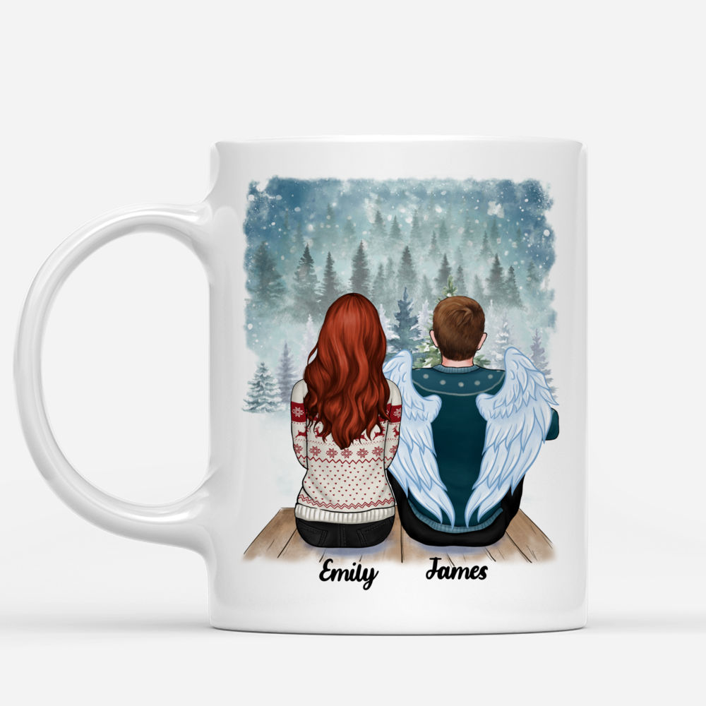 Personalized Mug - Memorial Mug - Snow - Forever In My Heart_1