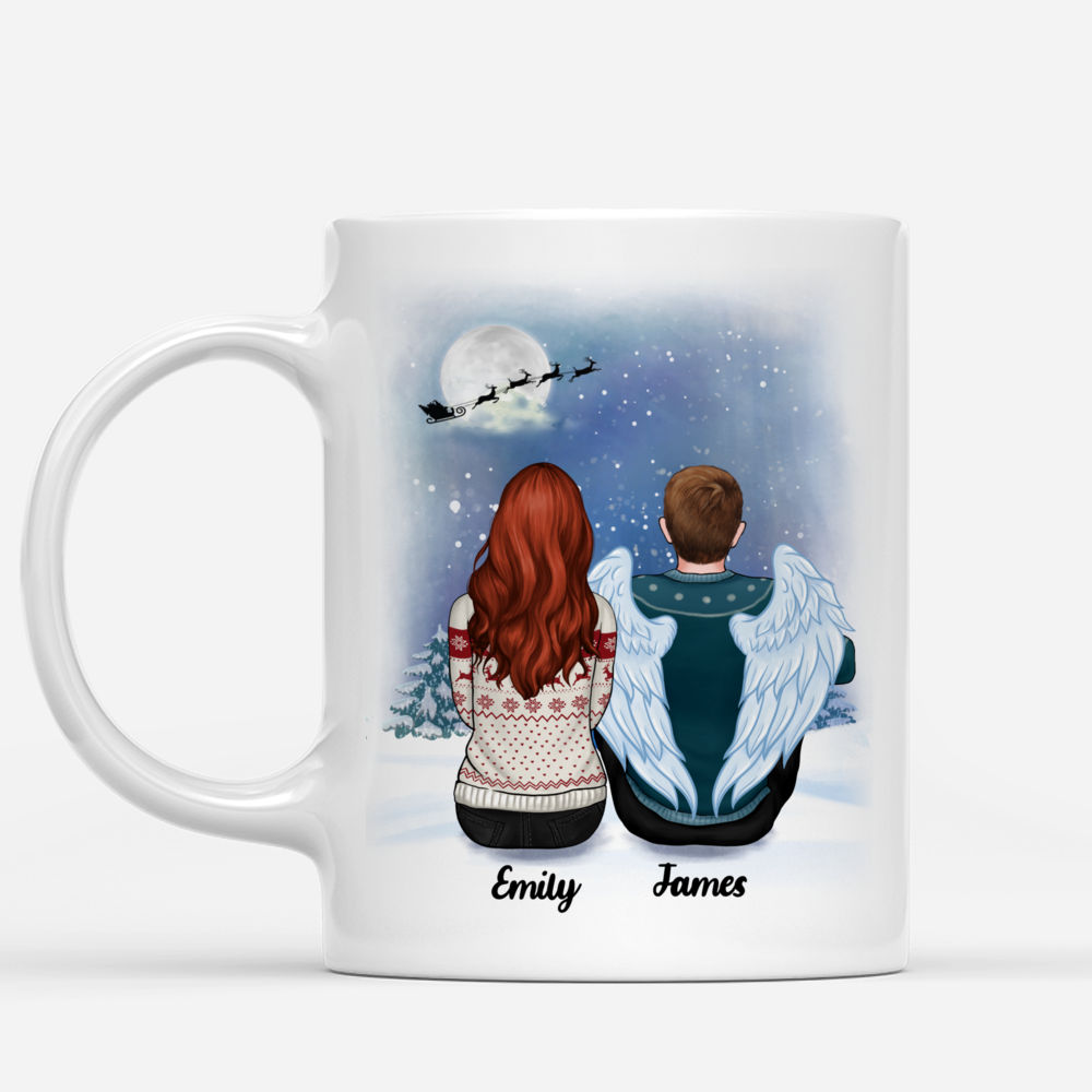 Personalized Mug - Memorial Mug - Night - Your Wings Were Ready But My Heart Was Not_1