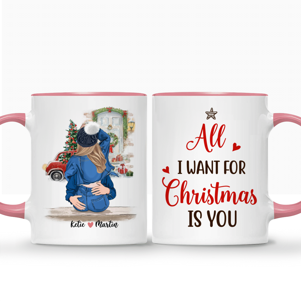 Personalized Mug - Couple Christmas - All I Want For Christmas Is You -  Valentine's Gifts, Couple Gifts, Gifts For Her, Him, Couple Mug