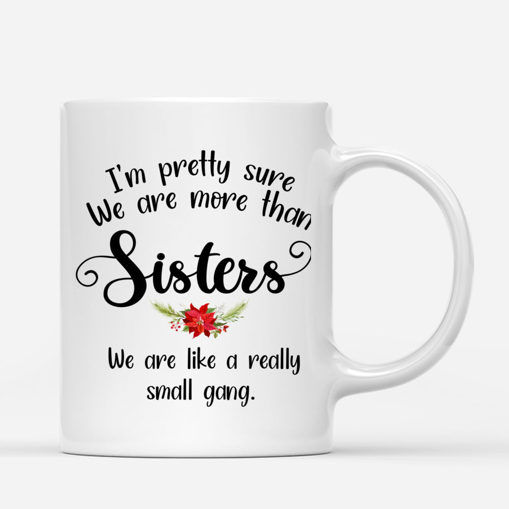 Up to 5 Women - Im pretty sure we are more than best friends. We are like a really small gang.- Blue Sky - Personalized Mug_2
