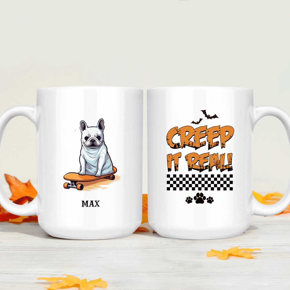 Unique Ghost Dogs Car Ride Ceramic Mug