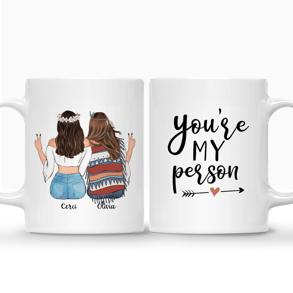 Personalized Mug - Boho Hippie Bohemian - You Are My Person (S)_3
