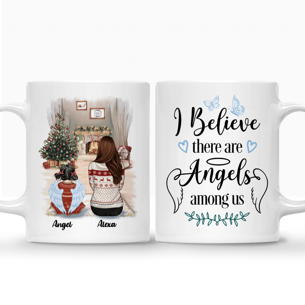 Memorial Mug - I Believe There are Angels Among Us - Personalized Mug_3