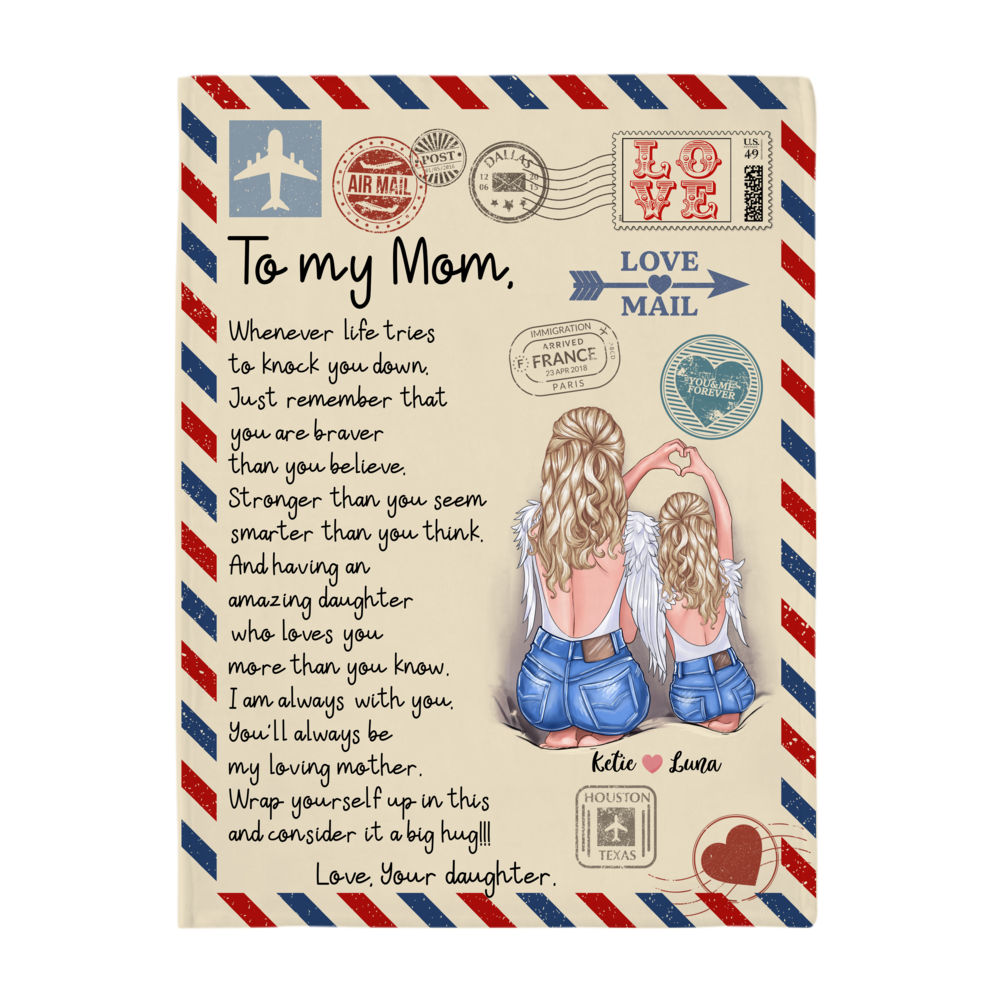 Family - To My Mom - Personalized Blanket