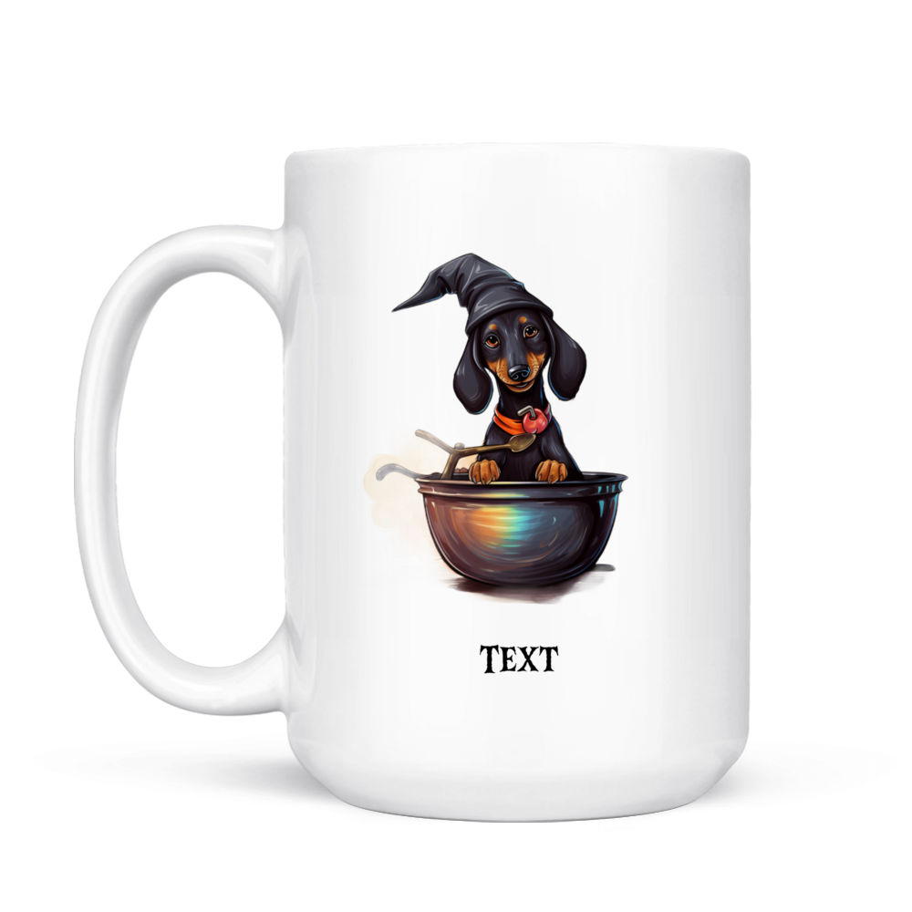 Dachshund Love 3D Ceramic Cup