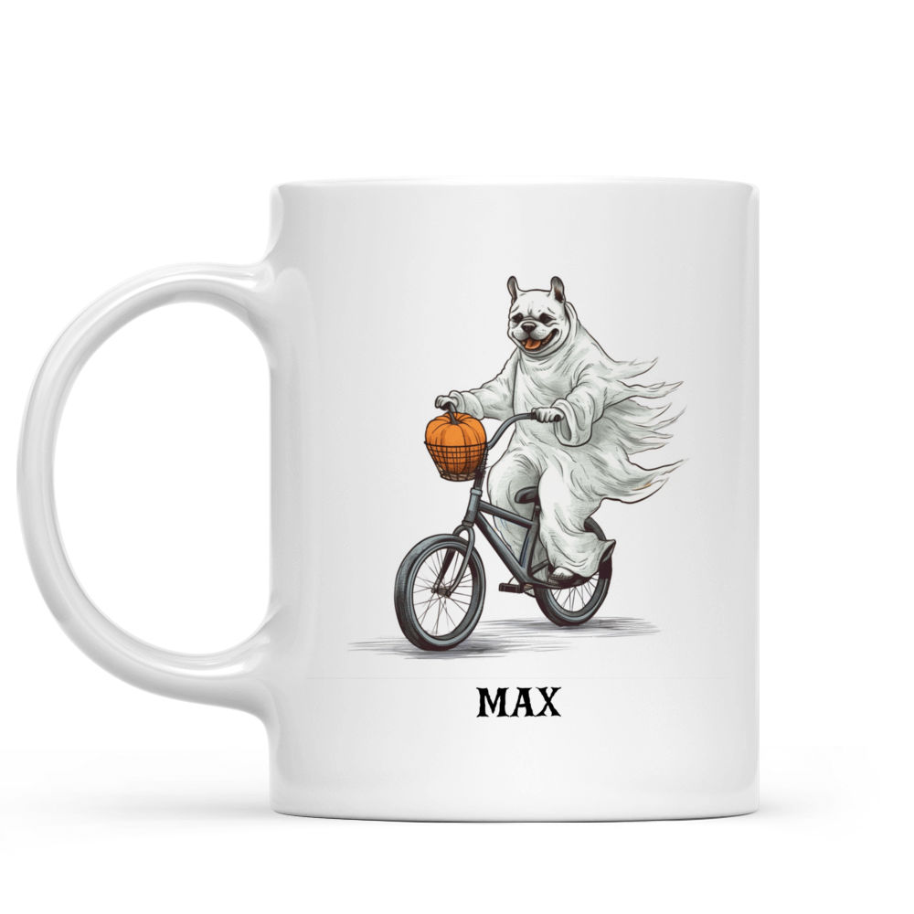 Unique Ghost Dogs Car Ride Ceramic Mug