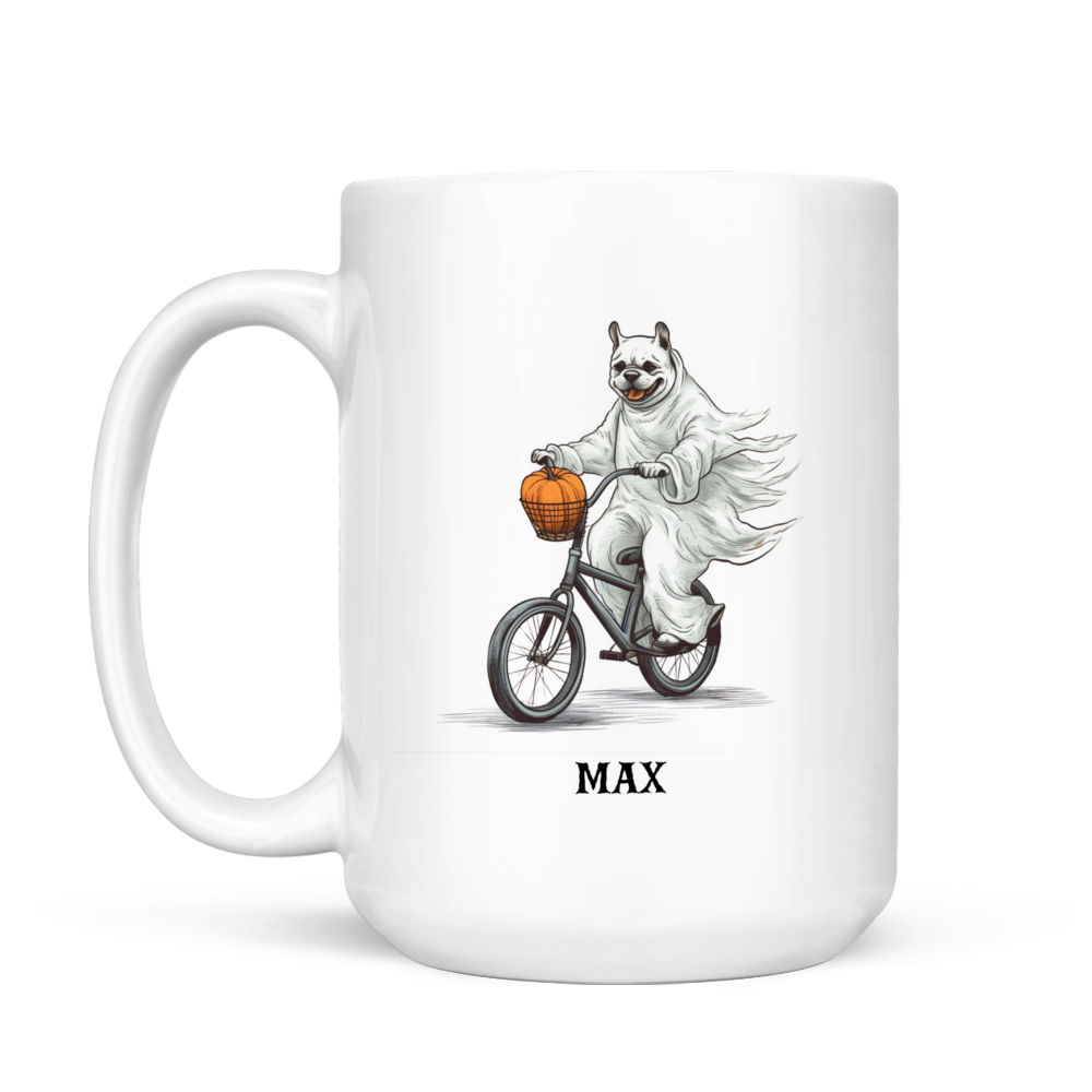 Unique Ghost Dogs Car Ride Ceramic Mug