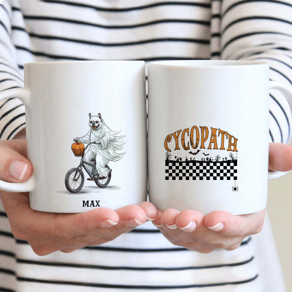 Unique Ghost Dogs Car Ride Ceramic Mug