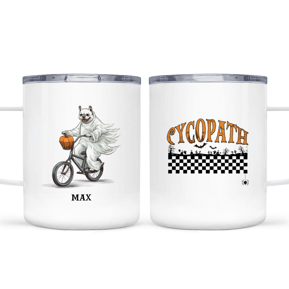 Unique Ghost Dogs Car Ride Ceramic Mug