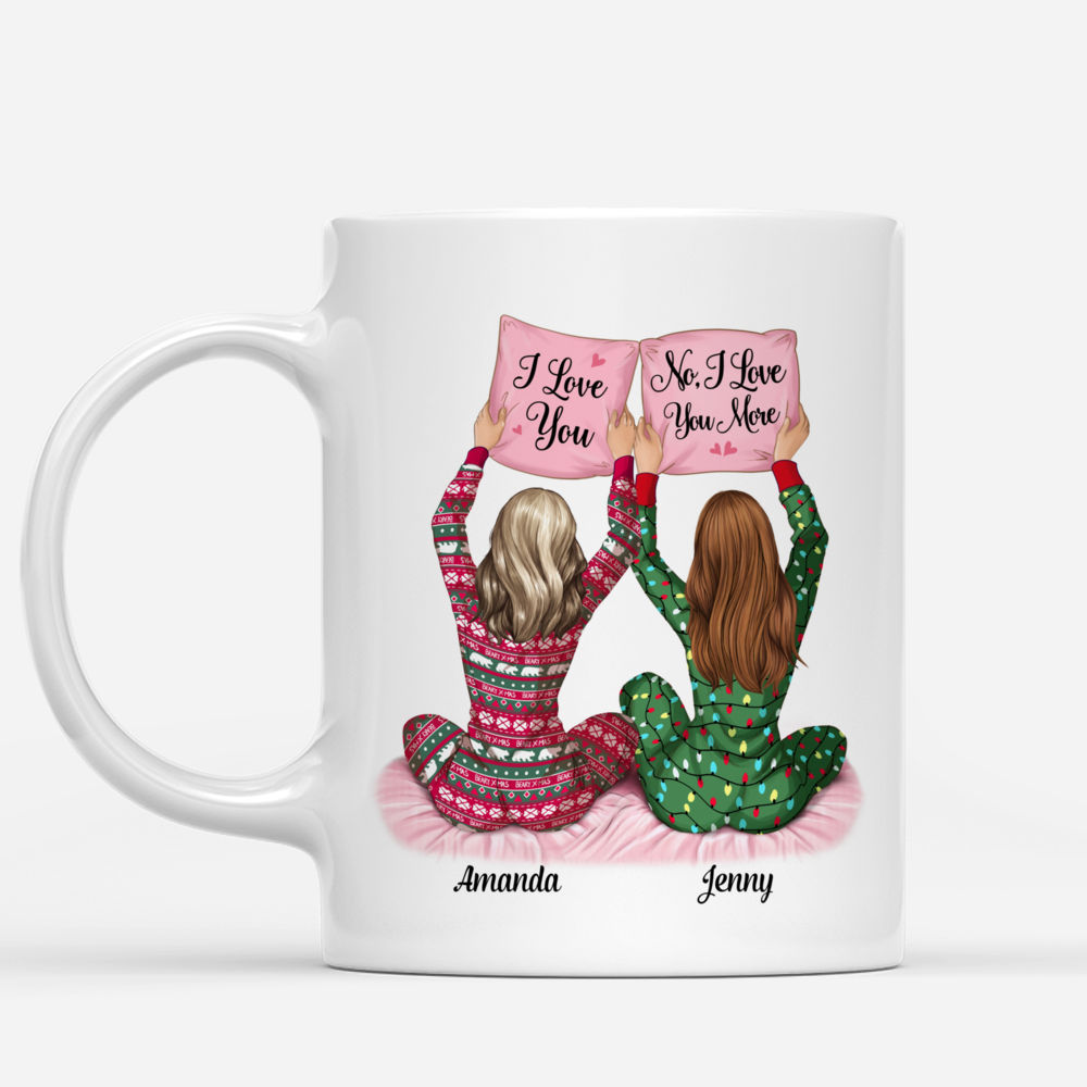 Personalized Mug - Pajama Girls - Life Is Better With A Bestie_1