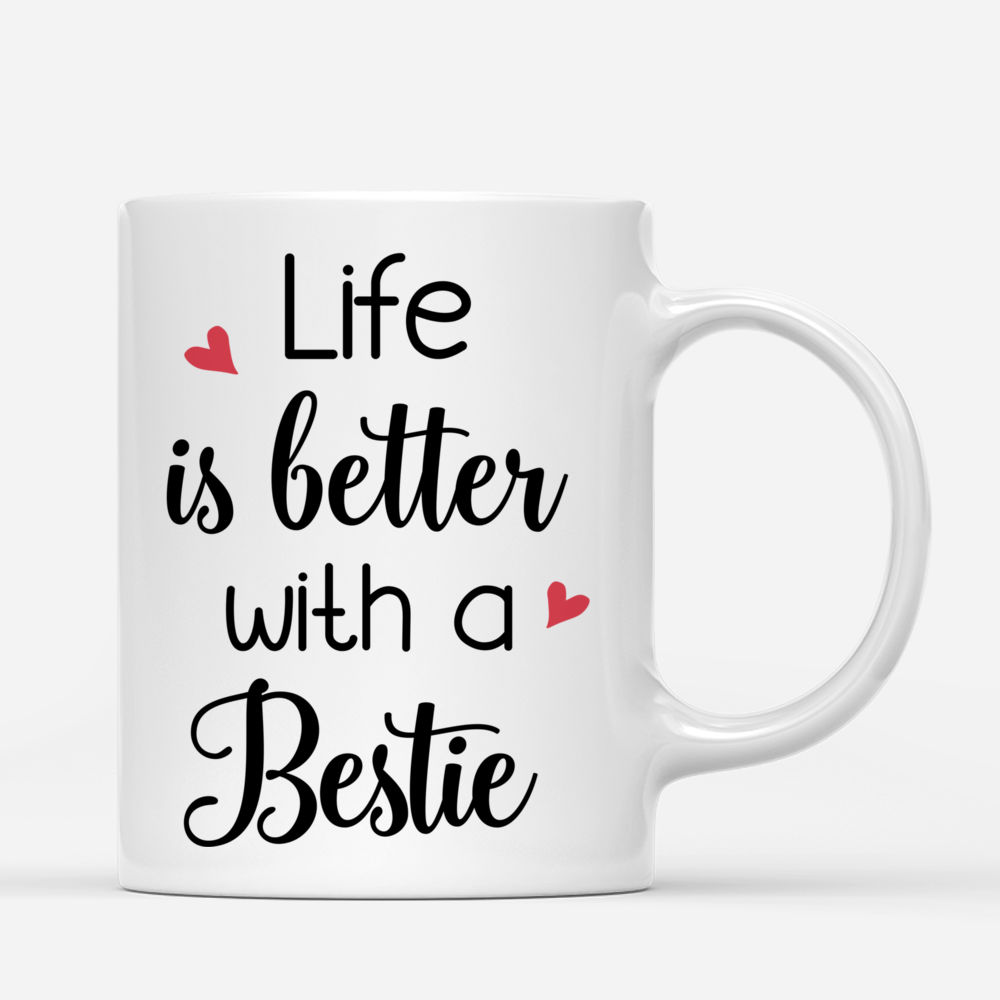 Personalized Mug - Pajama Girls - Life Is Better With A Bestie_2