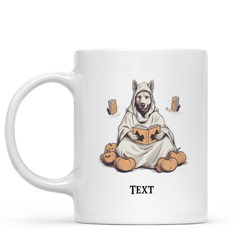 Halloween Dog Mug - German Shepherd Dog Halloween Ghost Costume Mug - Mug_1