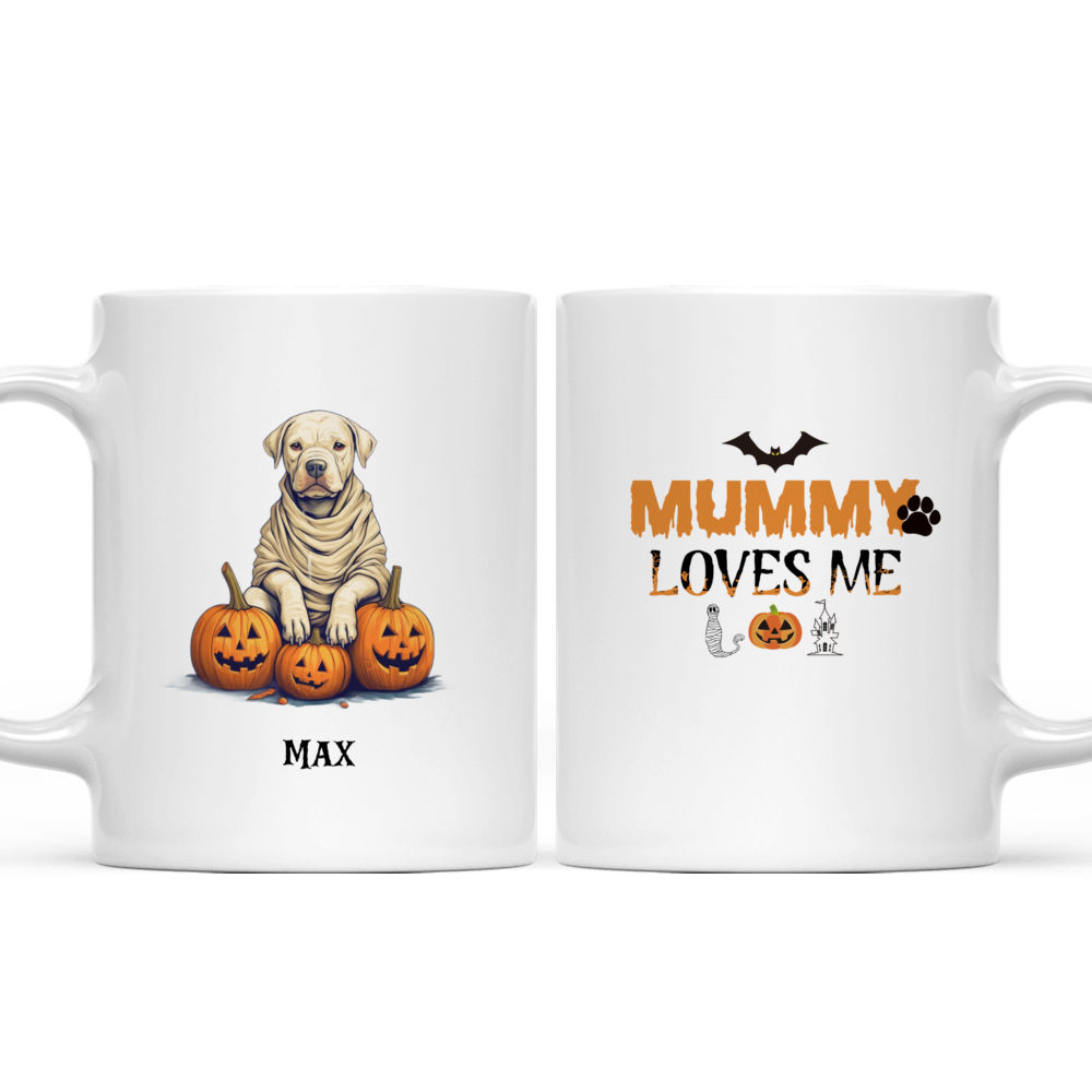 Halloween Dog Mug - Halloween Pitbull Dog Mug - Mug_3