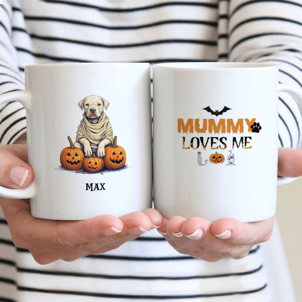 Halloween Dog Mug - Halloween Pitbull Dog Mug - Mug