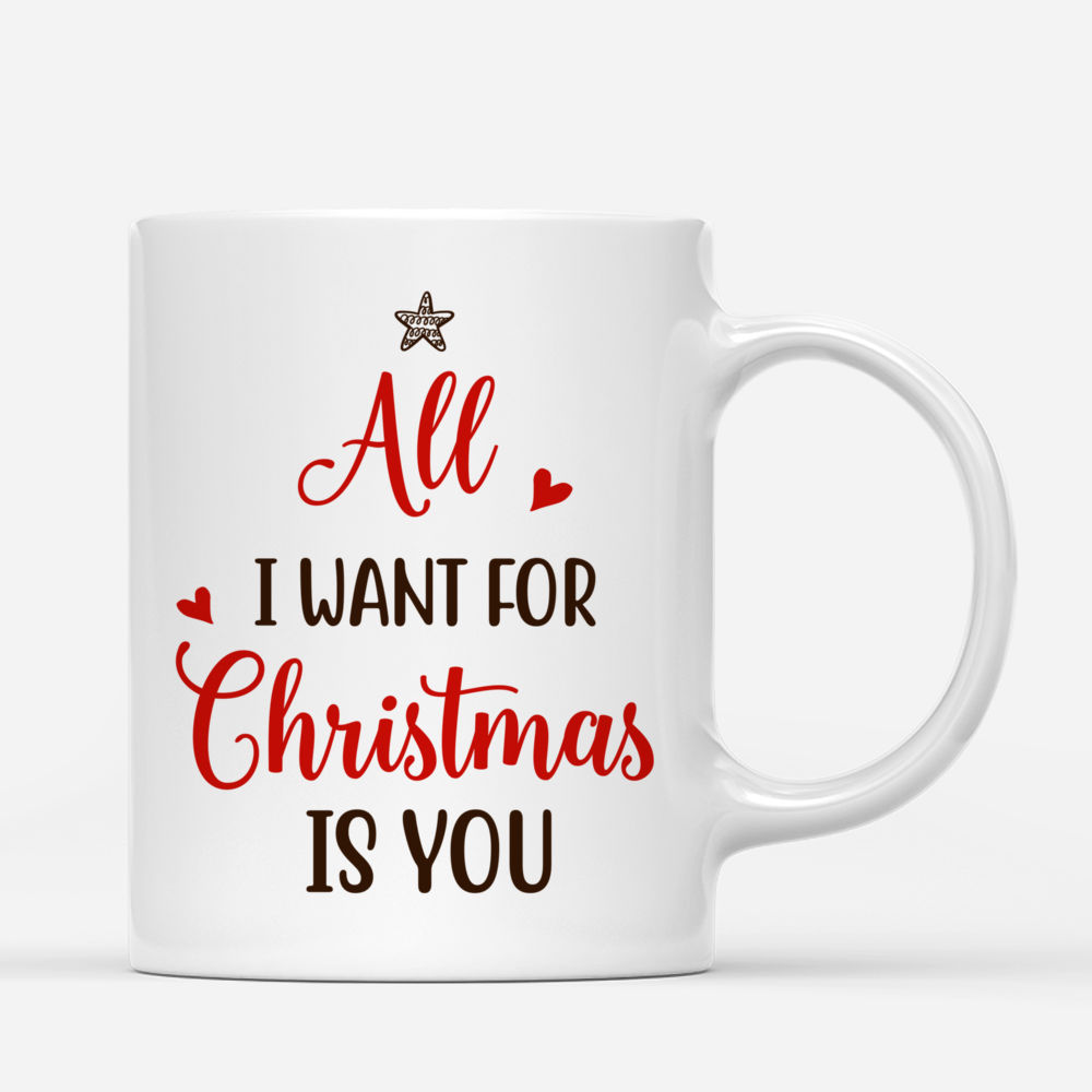 Personalized Mug - Kissing Couple Mug - All I Want For Christmas Is You - Valentine's Day Gifts, Couple Gifts, Valentine Mug_2