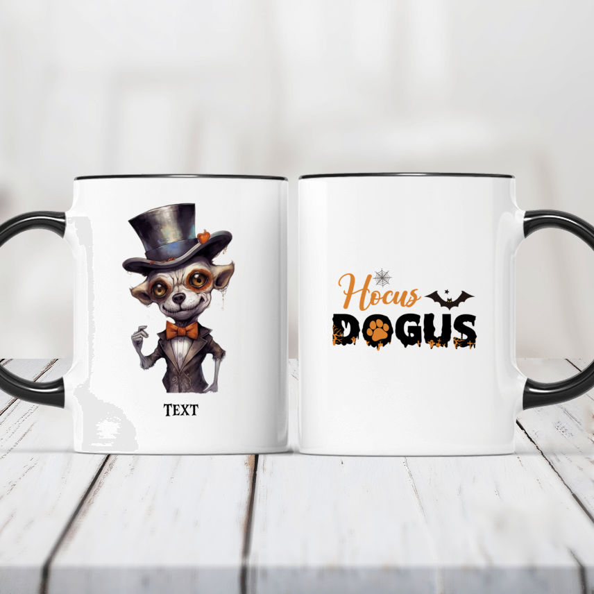 Halloween Dog Mug - Chihuahua Dog Magician Halloween Mug - Mug