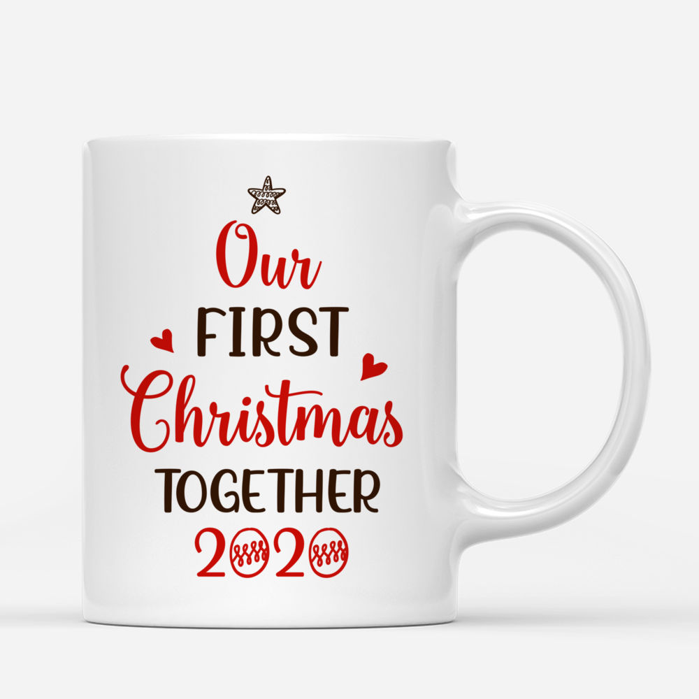 Personalized Mug - Kissing Couple Mug - Our First Christmas Together 2020 - Valentine's Day Gifts, Couple Gifts, Valentine Mug_2