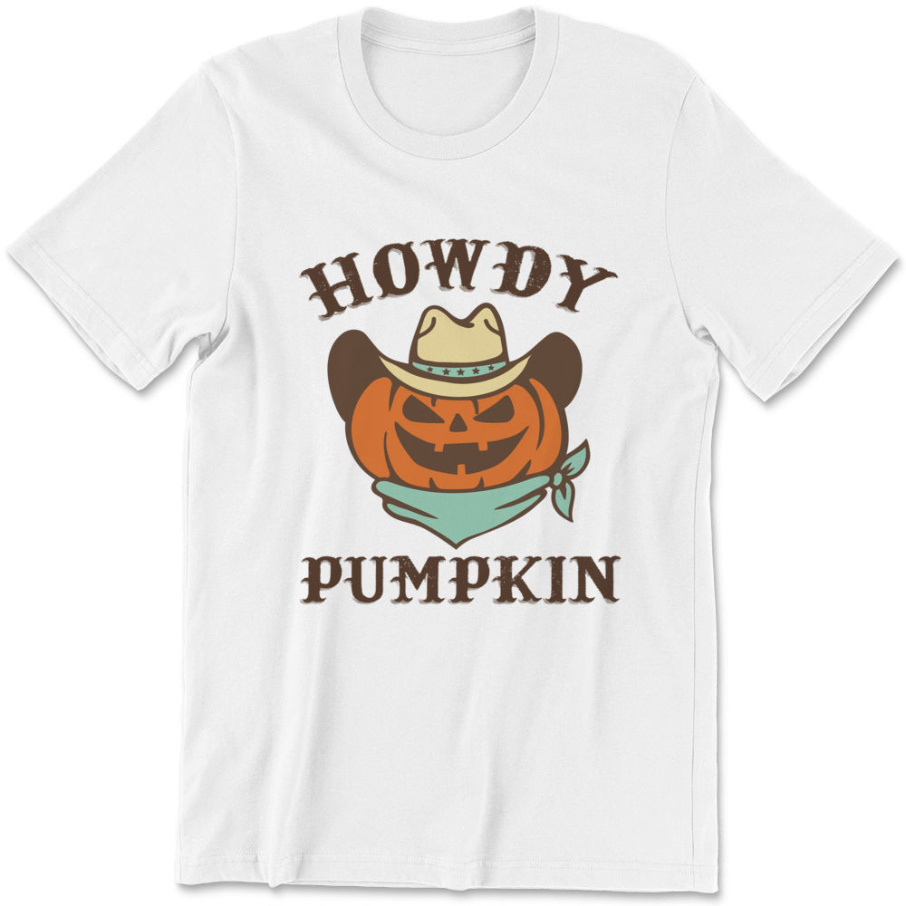 howdy pumpkin 🤠 #spookyseason #spookyshirts #halloween #westernhallow