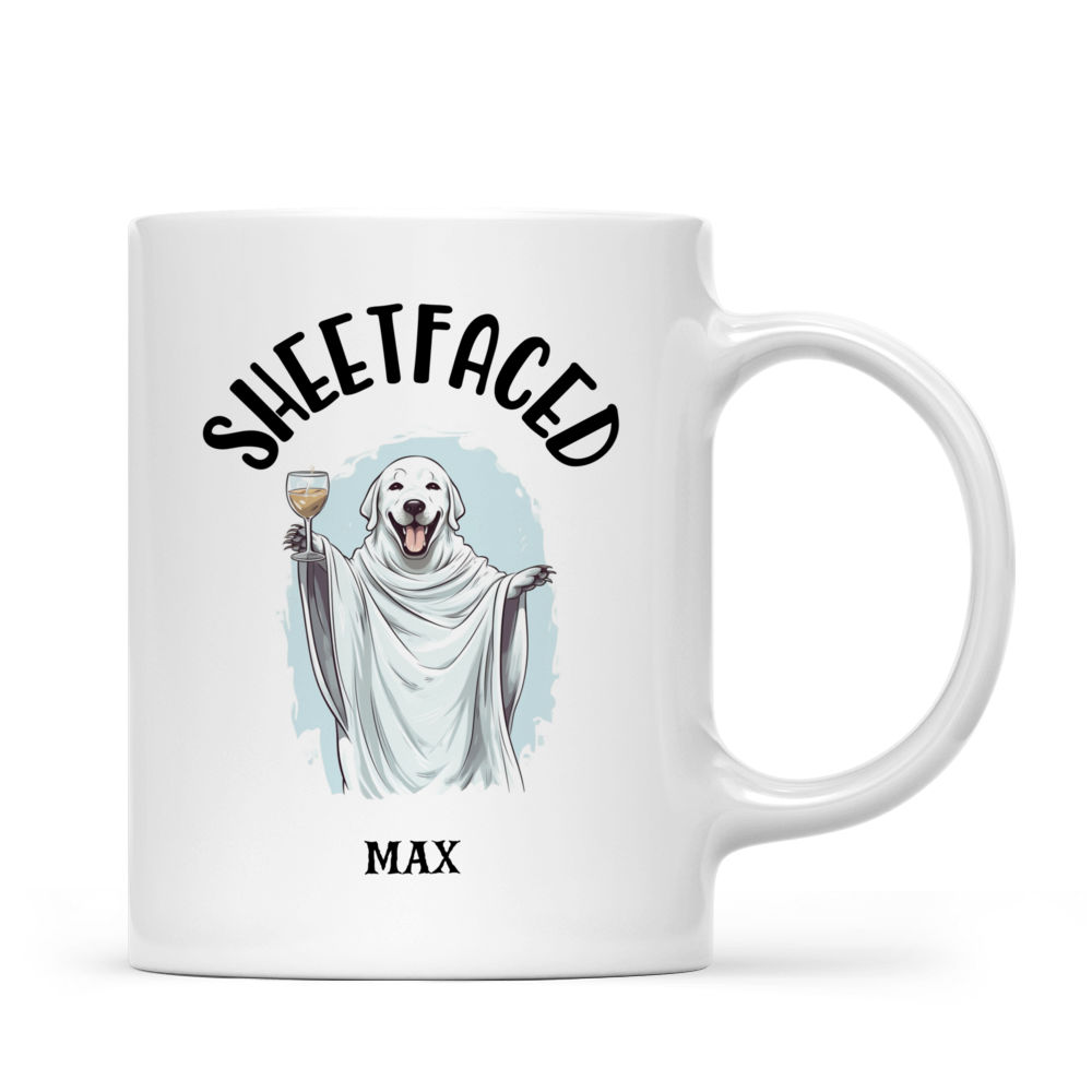 Halloween Dog Mug - Funny Labrador Retriever Dog Halloween Ghost Costume Mug - Mug_2