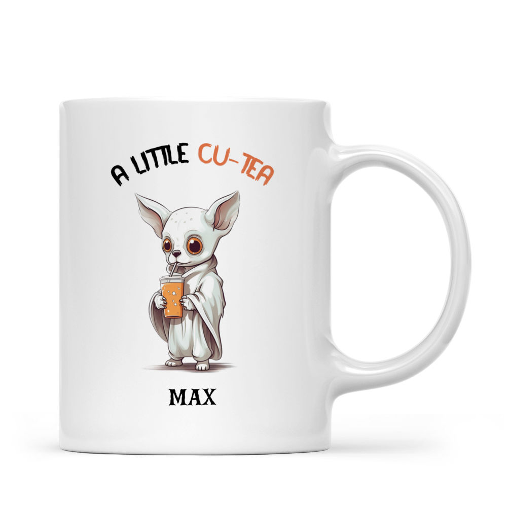 Halloween Dog Mug - Unreal Chihuahua Dog Ghost Costume Halloween Mug - Mug_2