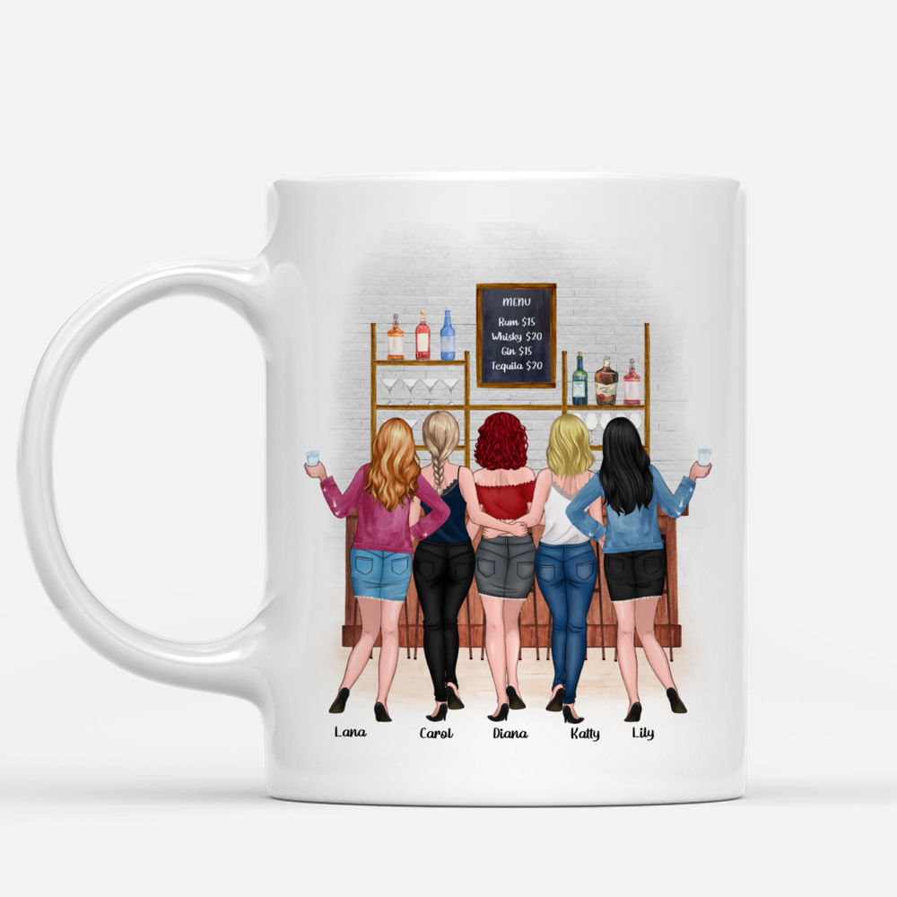 Best friends - COCKTAIL FRIENDS - Life is better with friends - Personalized Mug_1