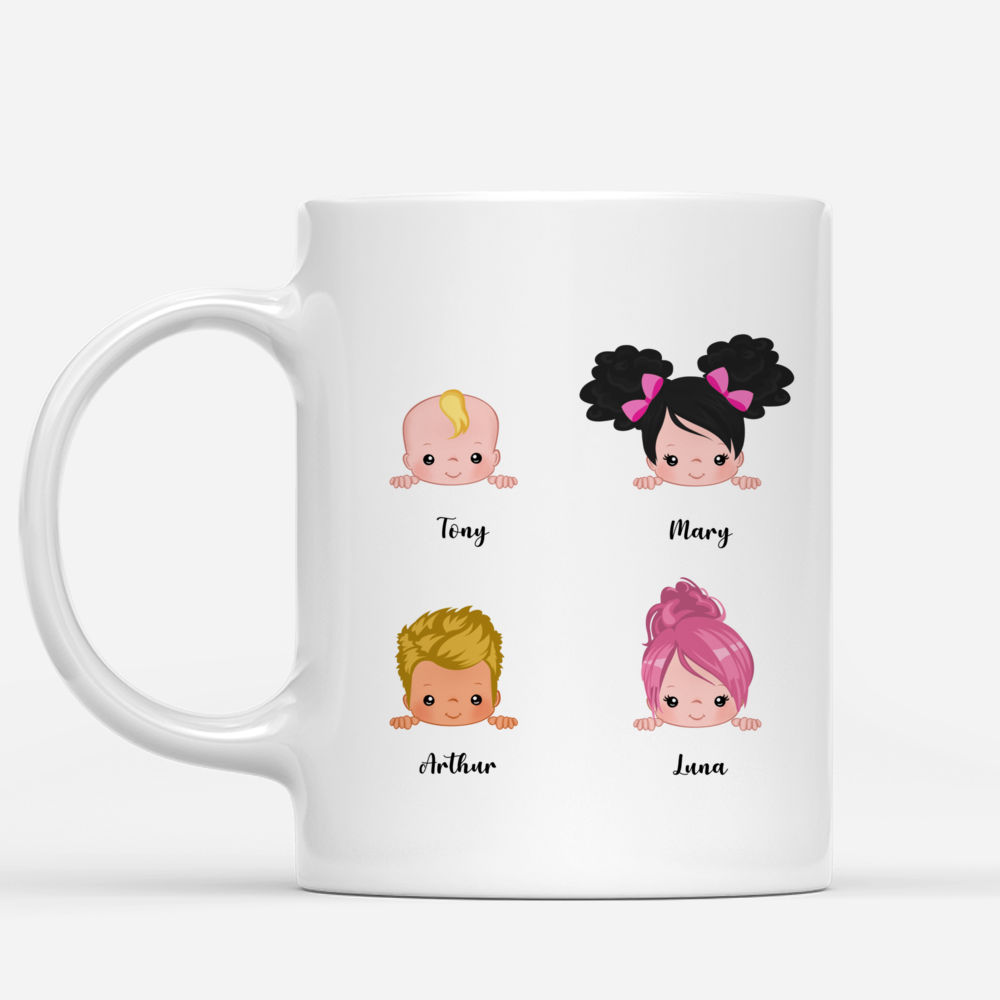 Up to 9 Kids - I Don't Need Therapy, I Just Need To See My Grandkids - Personalized Mug_1