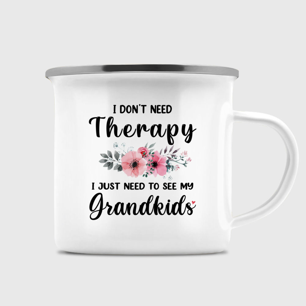 Personalized Mug - Up to 9 Kids - I Don't Need Therapy, I Just 