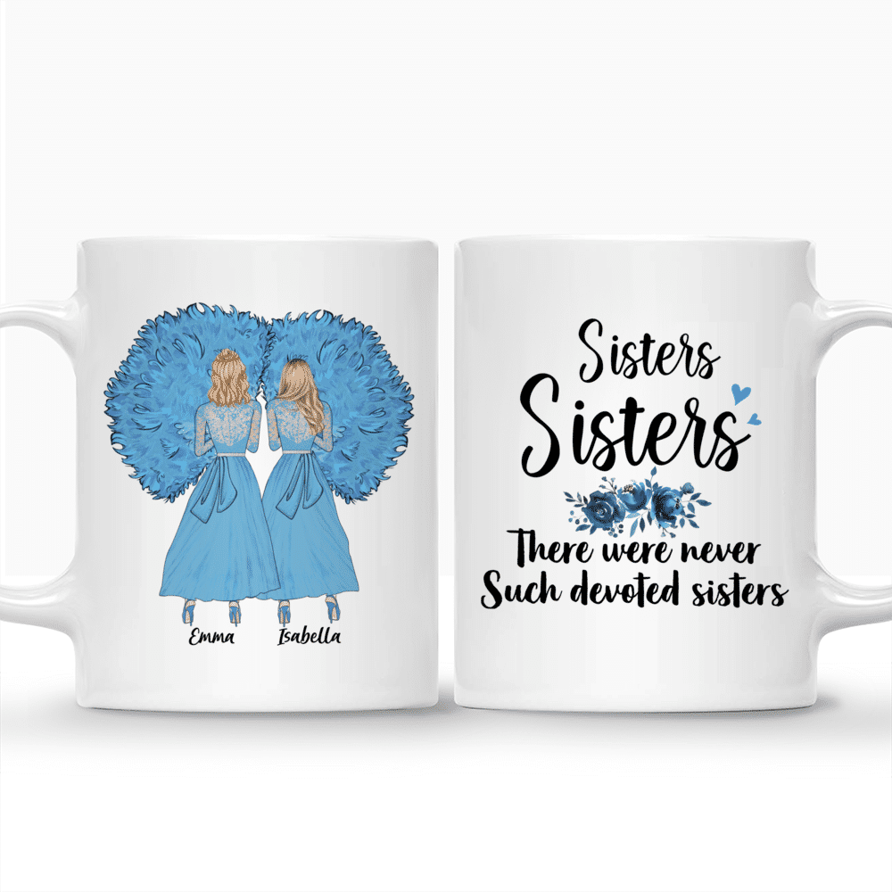 2 Sisters - Best Sisters and Friends Christmas - Personalized Mug_3