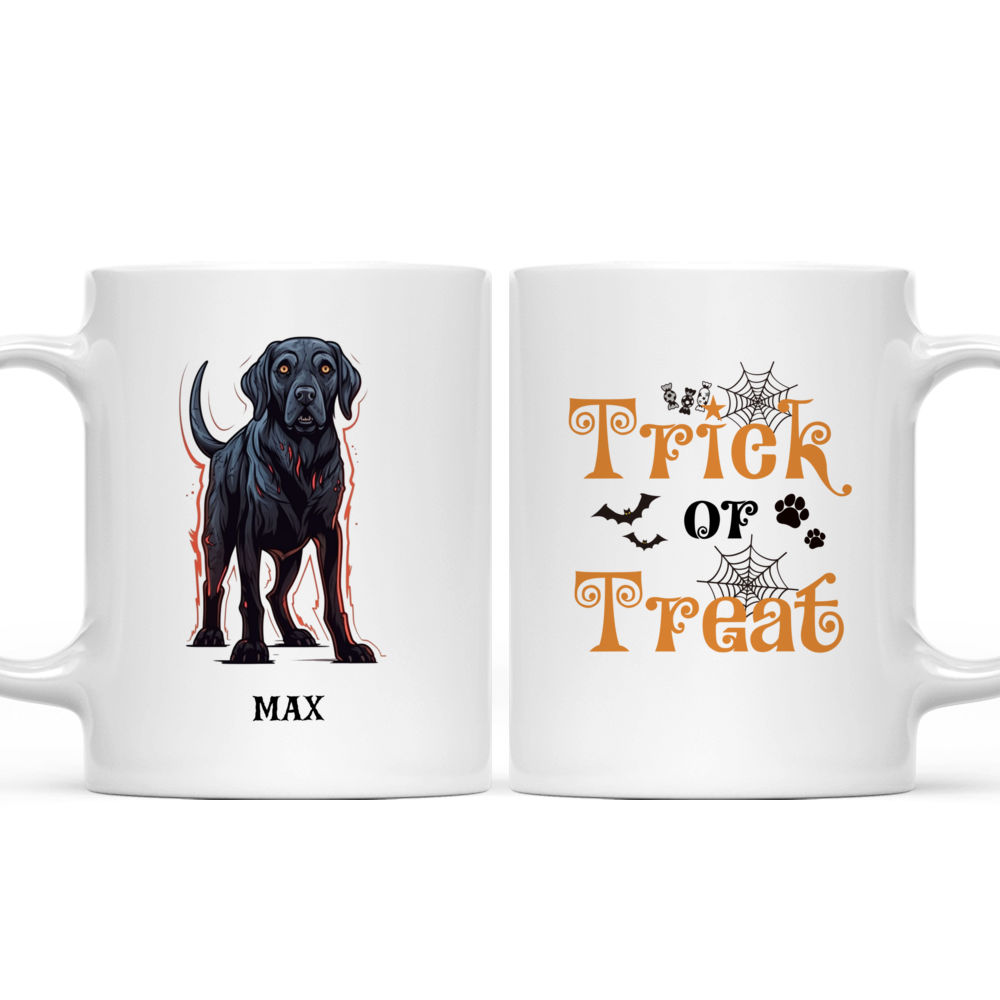 Halloween Zombie Labrador Retriever Dog Mug