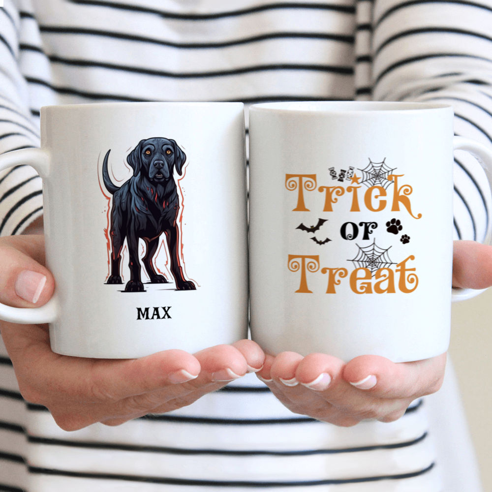 Halloween Dog Mug - Halloween Zombie Labrador Retriever Dog Mug - Mug