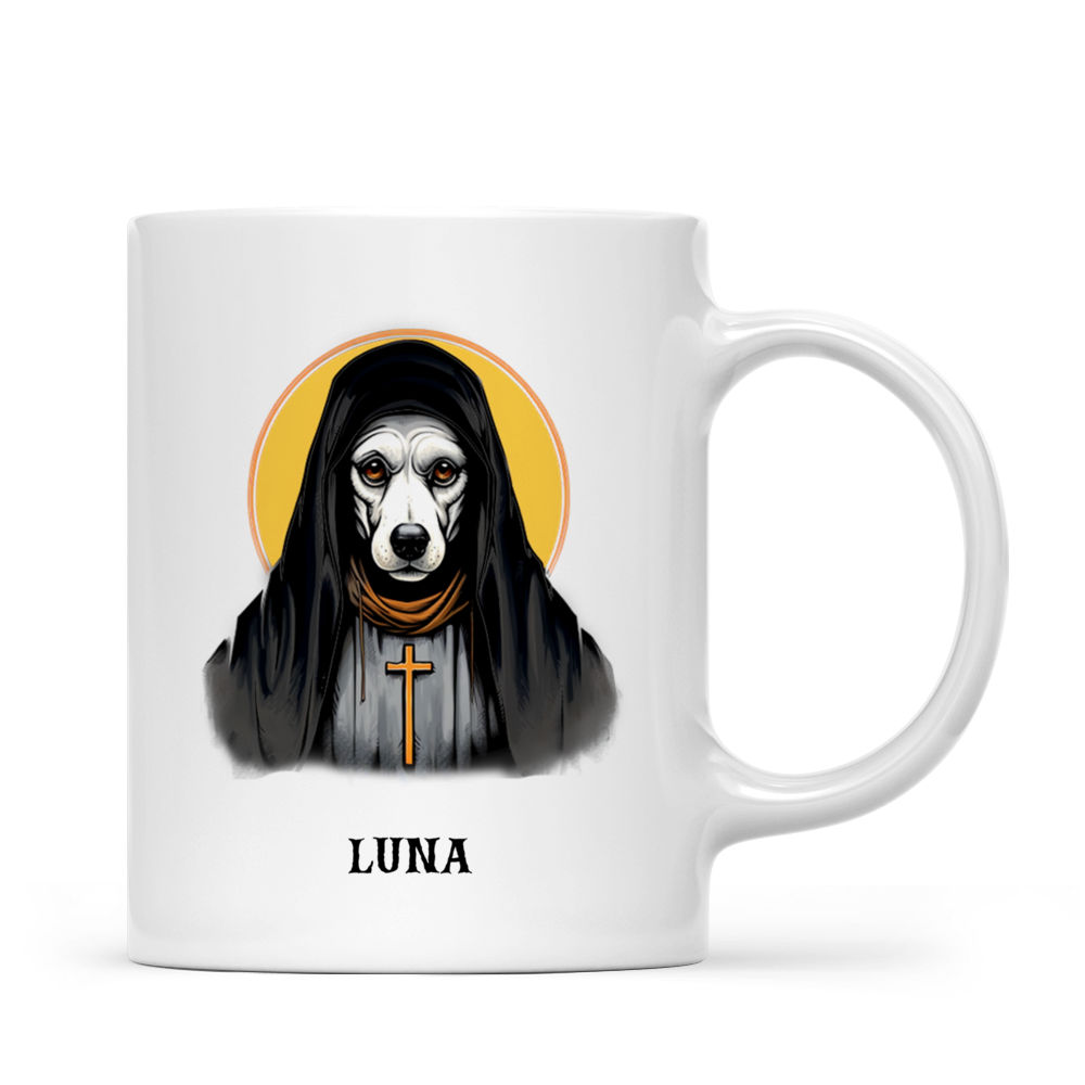 Halloween Dog Mug - Creepy Golden Retriever Dog Mug Halloween Theme - Mug_1