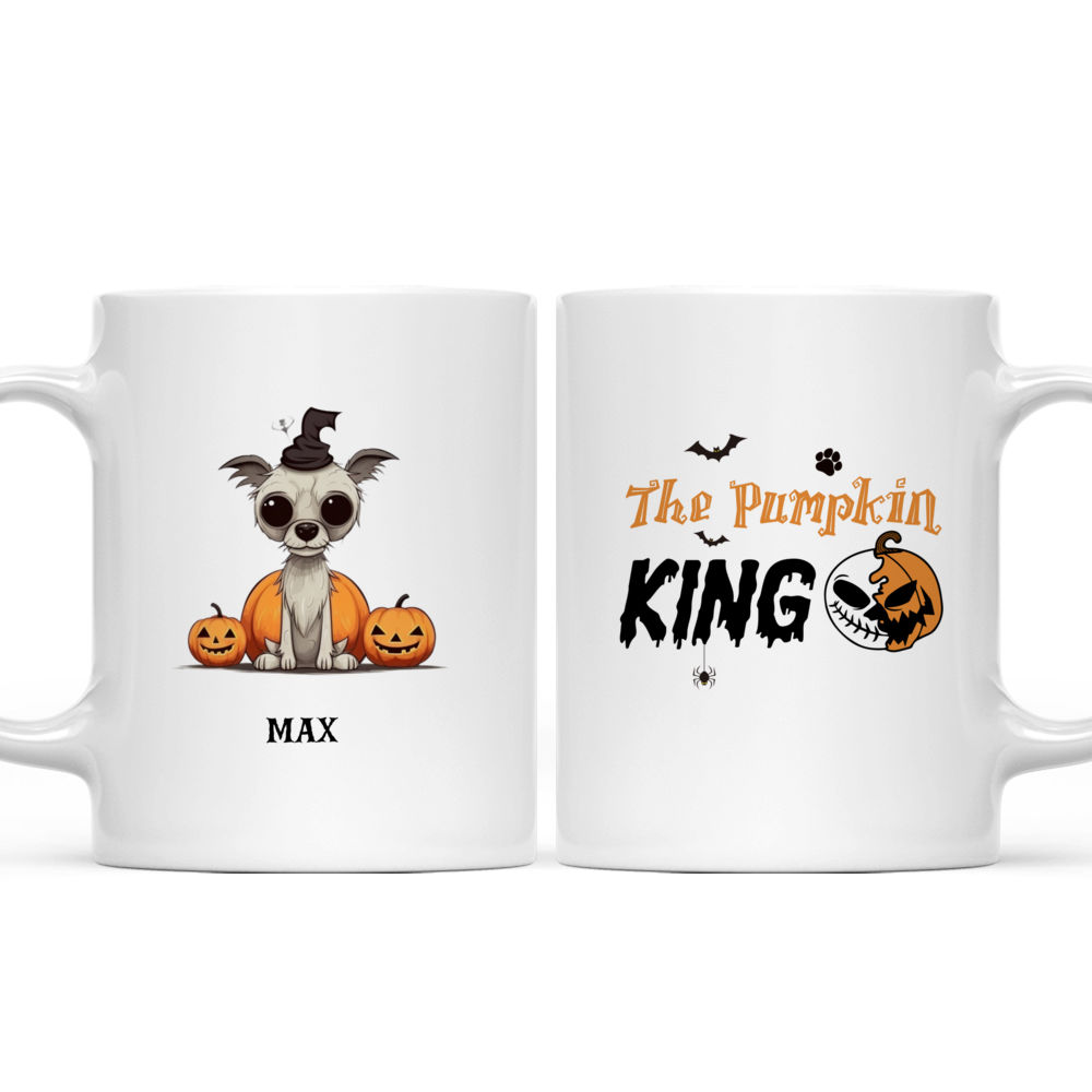 Minimalist Yorkshire Terrier Dog Mug Nightmare Before Christmas Halloween Theme