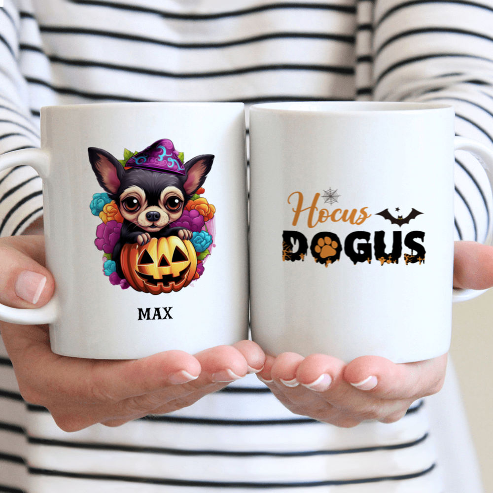 Halloween Dog Mug - Cute Spooky Halloween Chihuahua Dog Artwork - Mug