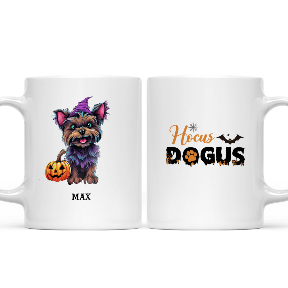 Spooky Cute Halloween Yorkshire Terrier Dog Mug