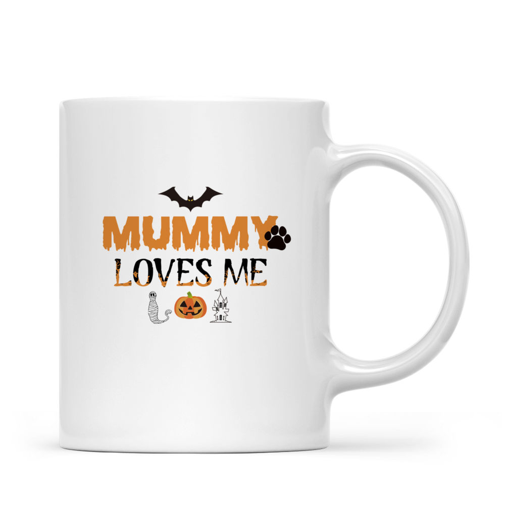 Personalized Mug - Halloween Dog Mug - Running Cocker Spaniel Mummy Dog_2