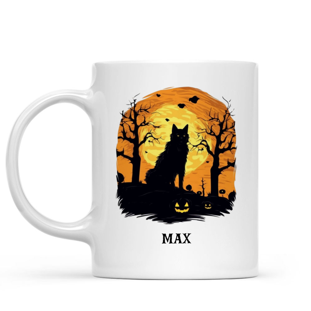 Halloween Dog Mug - Halloween Border Collie Dog Mug - Mug_1