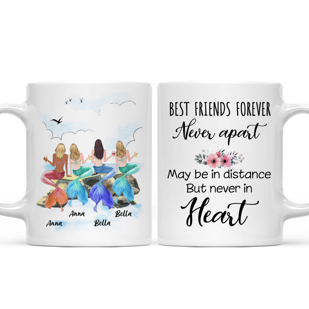 personalized 3d mermaid mug custom logo