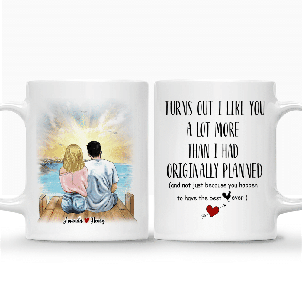 Couple Mug - My Heart Is Wherever You Are - Valentine's Day, Anniversary gifts, Couple Gifts - Personalized Mug_3